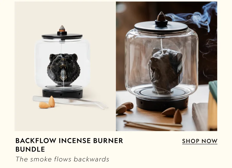 Backflow Incense Burner Bundle