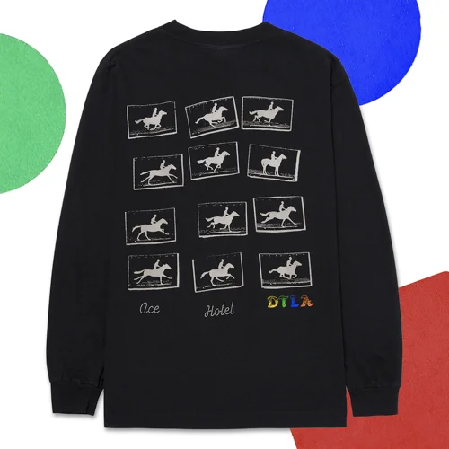 a black sweater