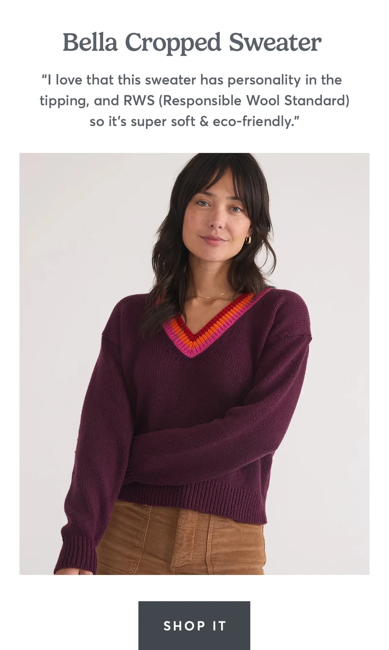 Bella Cropped Sweater