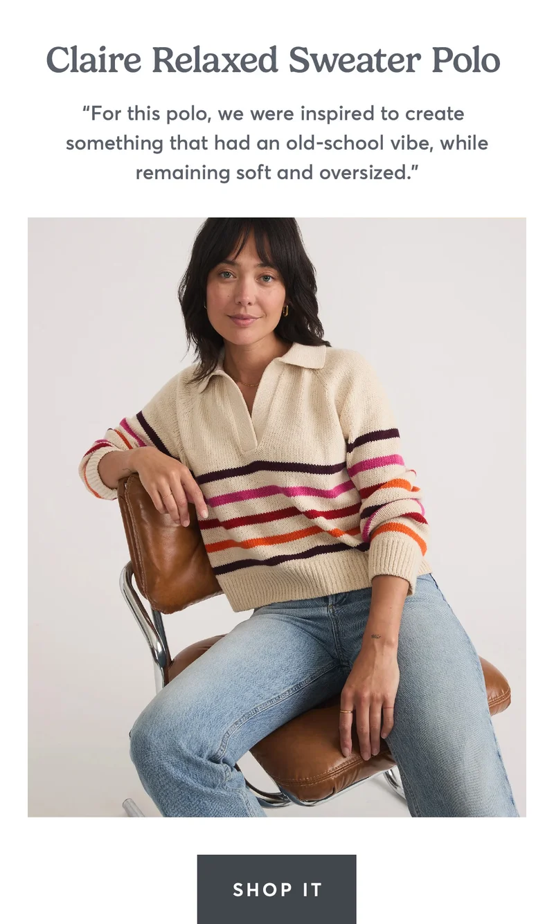Claire Relaxed Sweater Polo