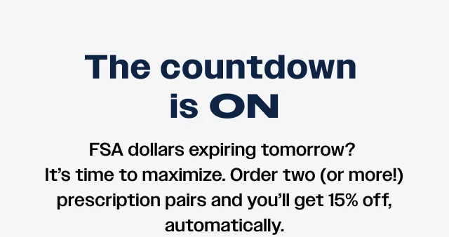 The countdown is ON