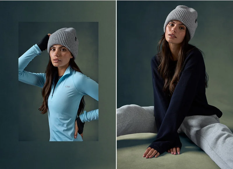 Everyday Chunky Wool Beanie Light Grey Melange
