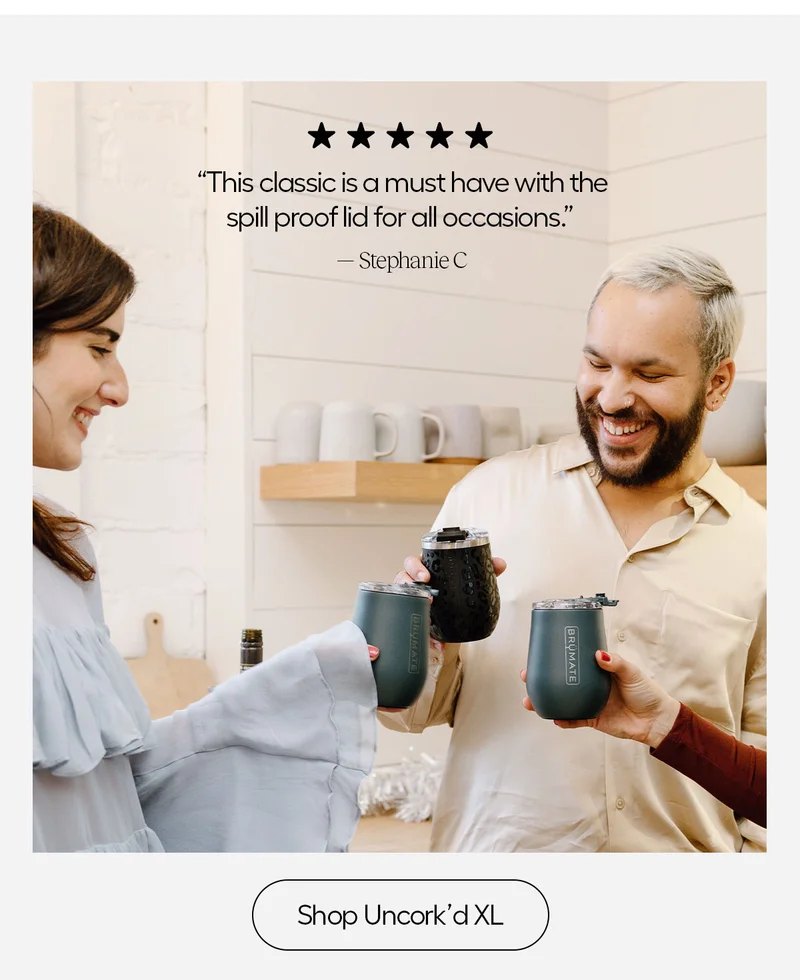 "This classic is a must have with the spill proof lid for all occasions." - Stephanie C. - Shop Uncork'd XL