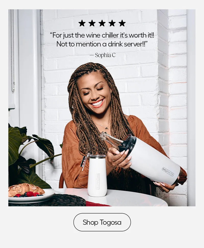 "For just the wine chiller it's worth it!! not to mention a drink server!!" - Sophia C. - Shop Togosa