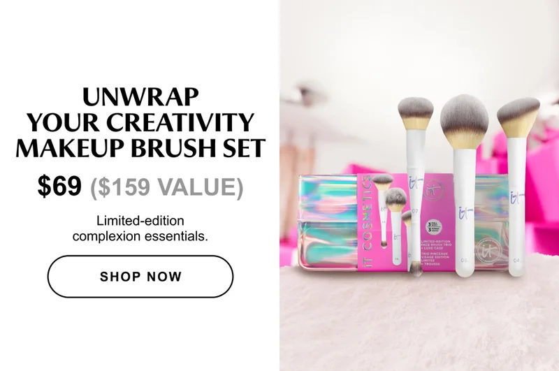Unwrap your creativity makeup brush set