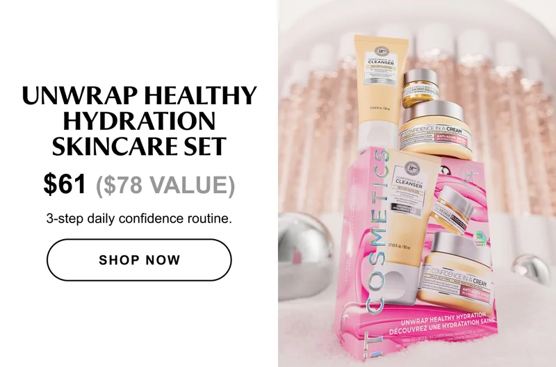 Unwrap healthy hydration skincare set
