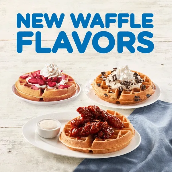 NEW WAFFLE FLAVORS