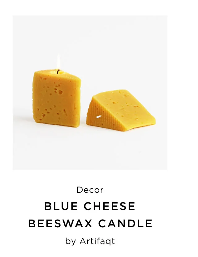 Blue Cheese Beeswax Candle