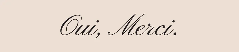 Oui, Merci.