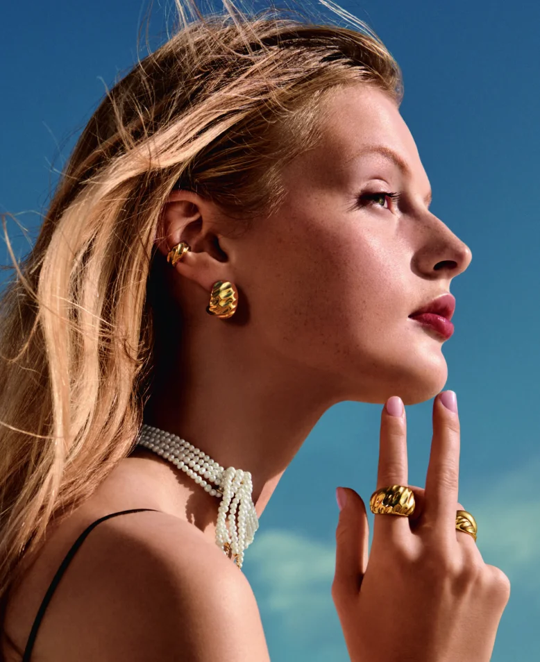 Model wearing Pandora Jewelry