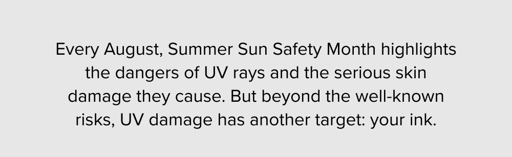 Every August, Summer Sun Safety Month