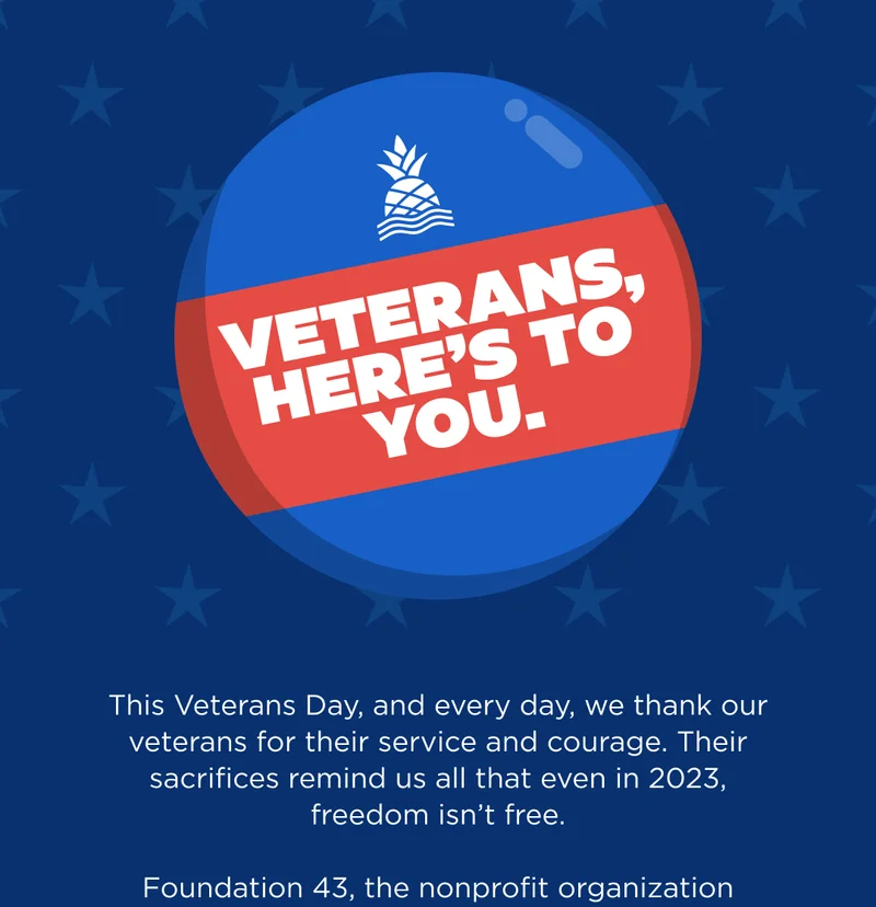 VERTERANS, HERE'S TO YOU