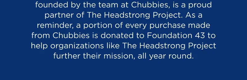 We are partnering with The Headstrong Project this Veterans Day