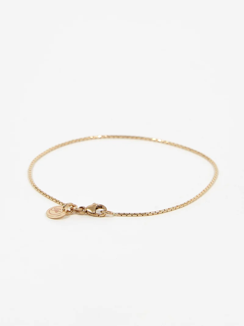 Image of Goodhood Worldwide Anaconda Bracelet / 9ct Gold / 0.63mm Gauge / 19cm