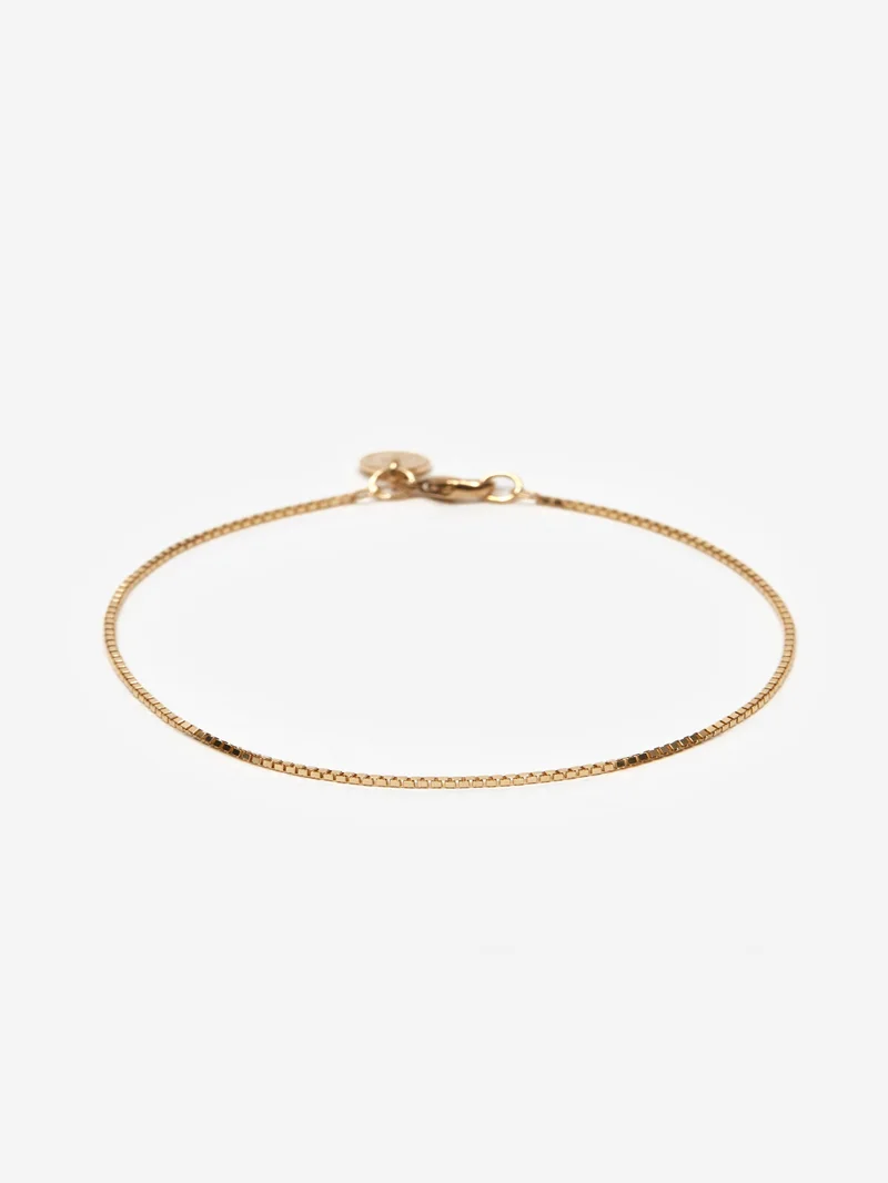 Image of Goodhood Worldwide Venetion Bracelet Yellow 9ct Gold - 19cm