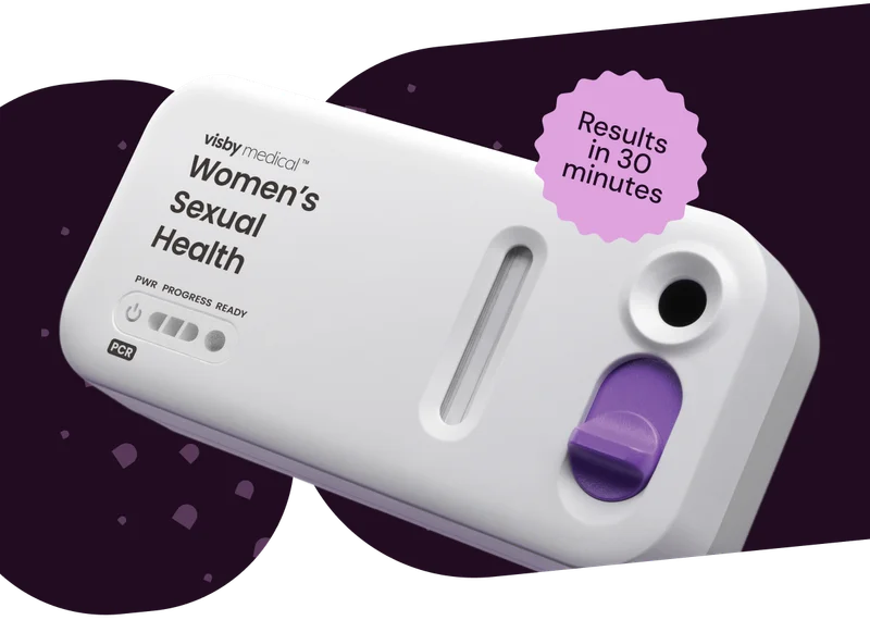 Visby Rapid PCR At-Home Female STD Test – 3 Panel