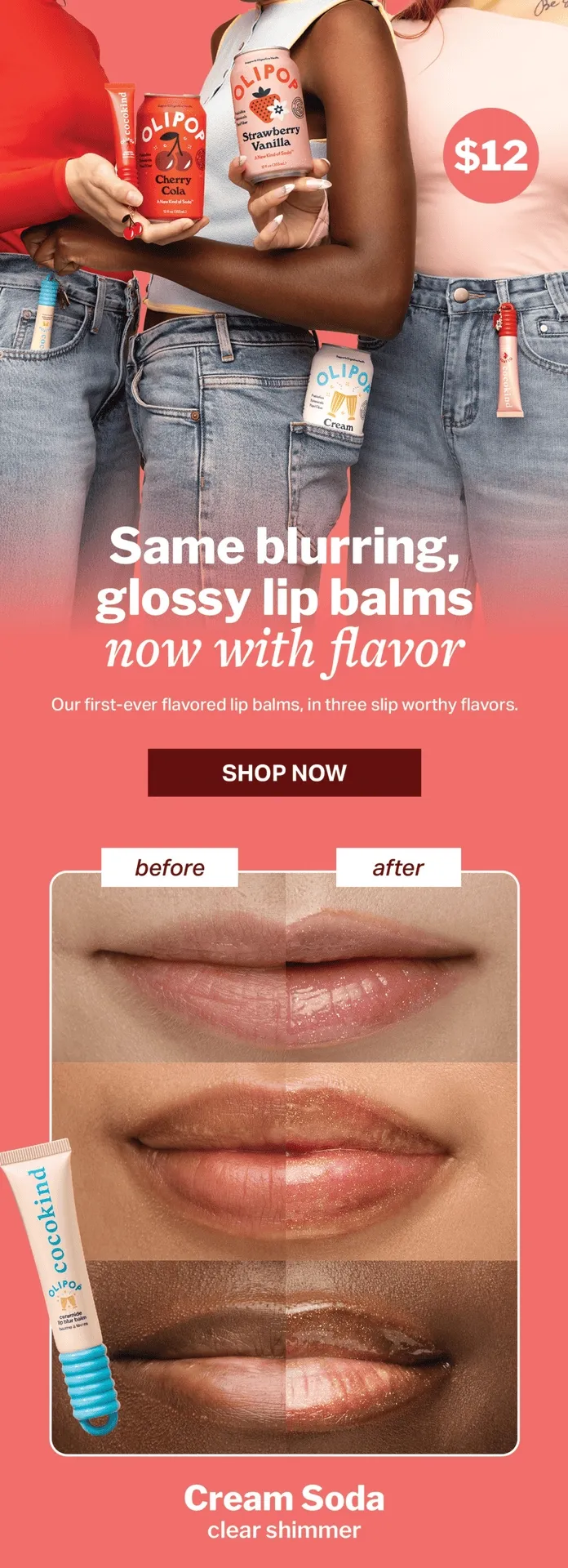 Your favorite OLIPOP Flavors, now in a Lip Balm