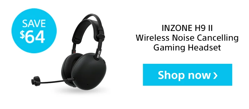 Save $64 | Inzone H9 II Wireless Noise Cancelling Gaming Headset | Shop now