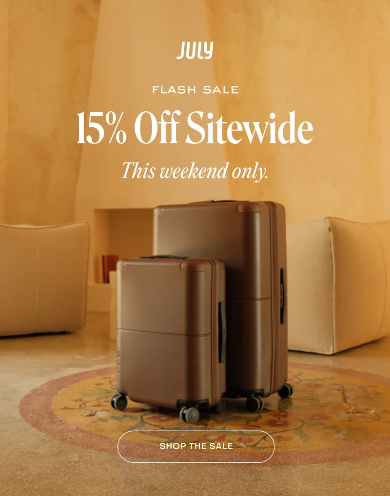 15% off sitewide.