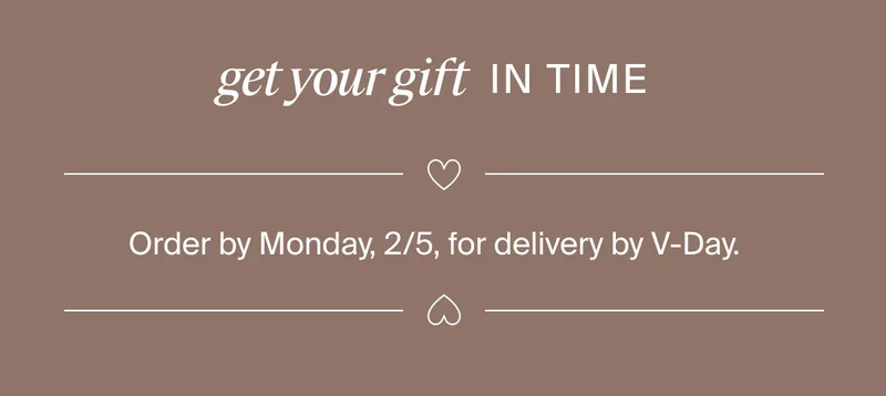Order by 2/5 to get it delivered in time