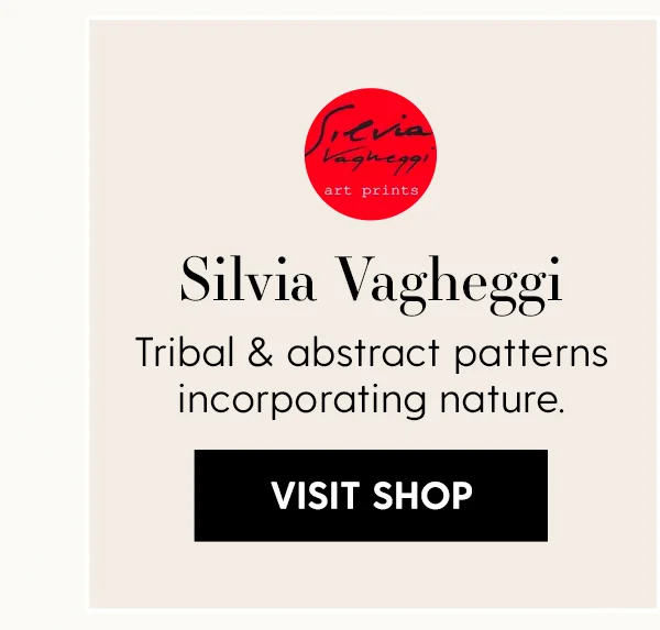 Silvia Vagheggi | Tribal and abstract patterns incorporating nature. | VISIT SHOP