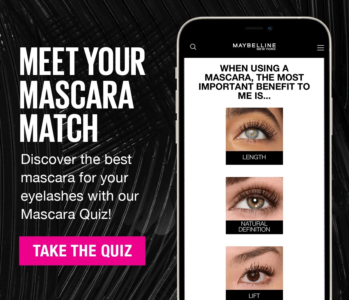 Meet Your Mascara Match