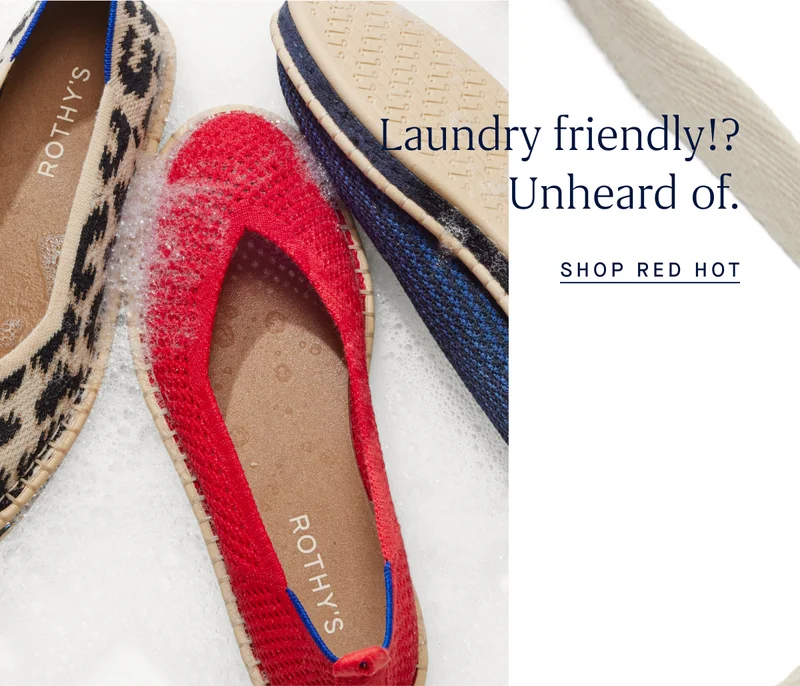 Laundry friendly!? Unheard of. SHOP RED HOT