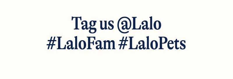 Tag us @Lalo #LaloFam #LaloPets