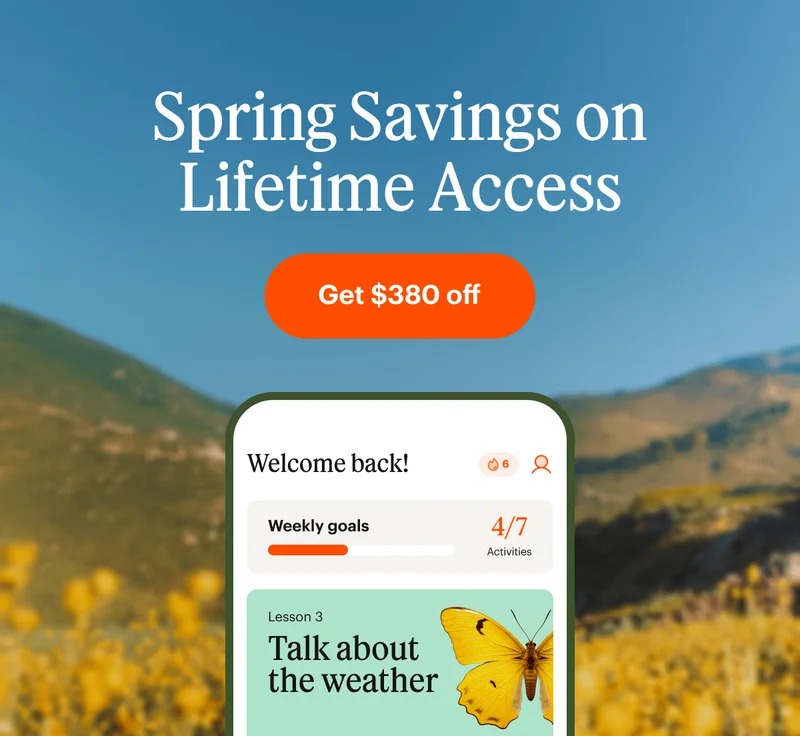 Spring Savings on Lifetime Access