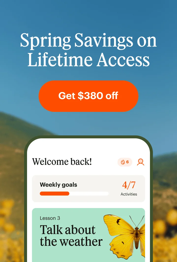 Spring Savings on Lifetime Access
