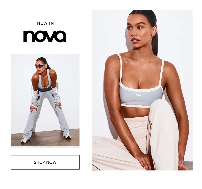NBA fashion collection featuring women wearing Cleveland Cavaliers, 76ers, Bulls, Thunder, Spurs, Knicks jerseys & sporty streetwear. Shop now!