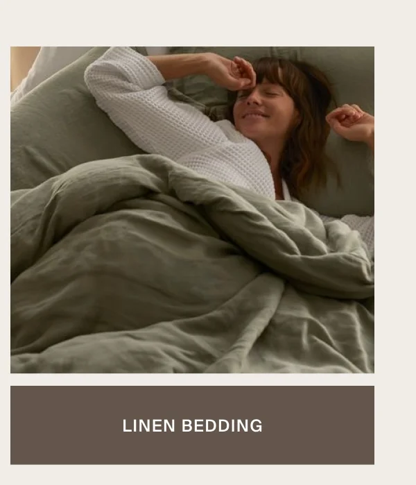 Shop Linen Bedding