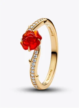 Disney Beauty and the Beast Enchanted Rose Ring
