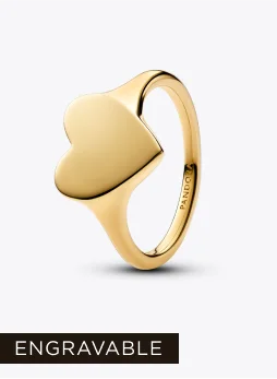 Engravable Heart Ring