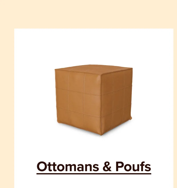 Shop Ottomans & Poufs
