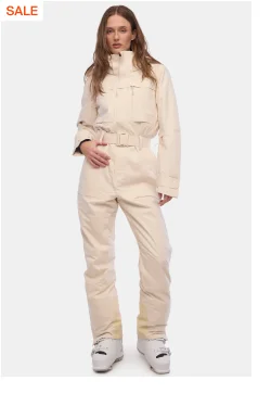 Shop Murphy Ski Suit in Oat Milk