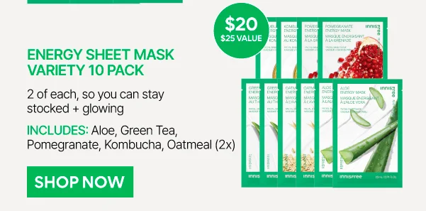 Energy Sheet Mask Variety 10 Pack