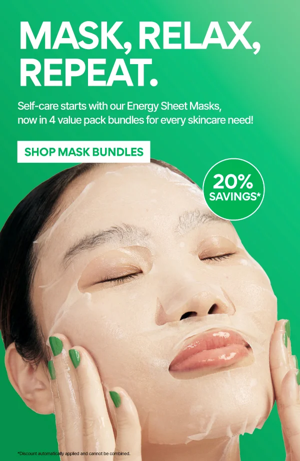 SAVE 20% ON 4 SHEET MASK BUNDLES