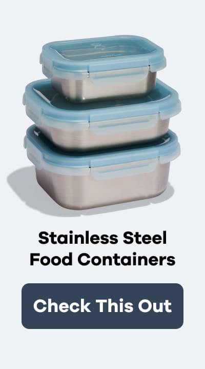 Stainless Steel Food Containers. | Check This Out
