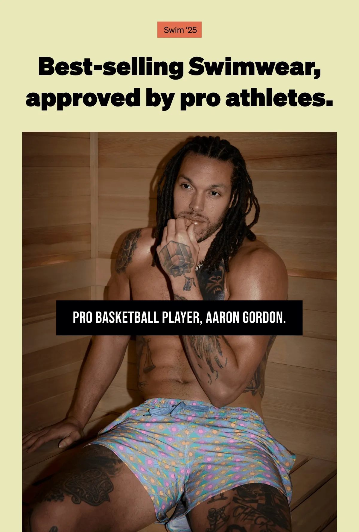 Best-selling Swimwear, approved by pro athletes.