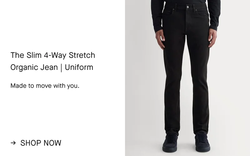 Image | The Slim 4-Way Stretch Organic Jean Uniform | Made to move with you. | Shop Now