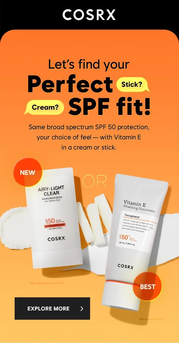 Let us help you find your perfect SPF fit!