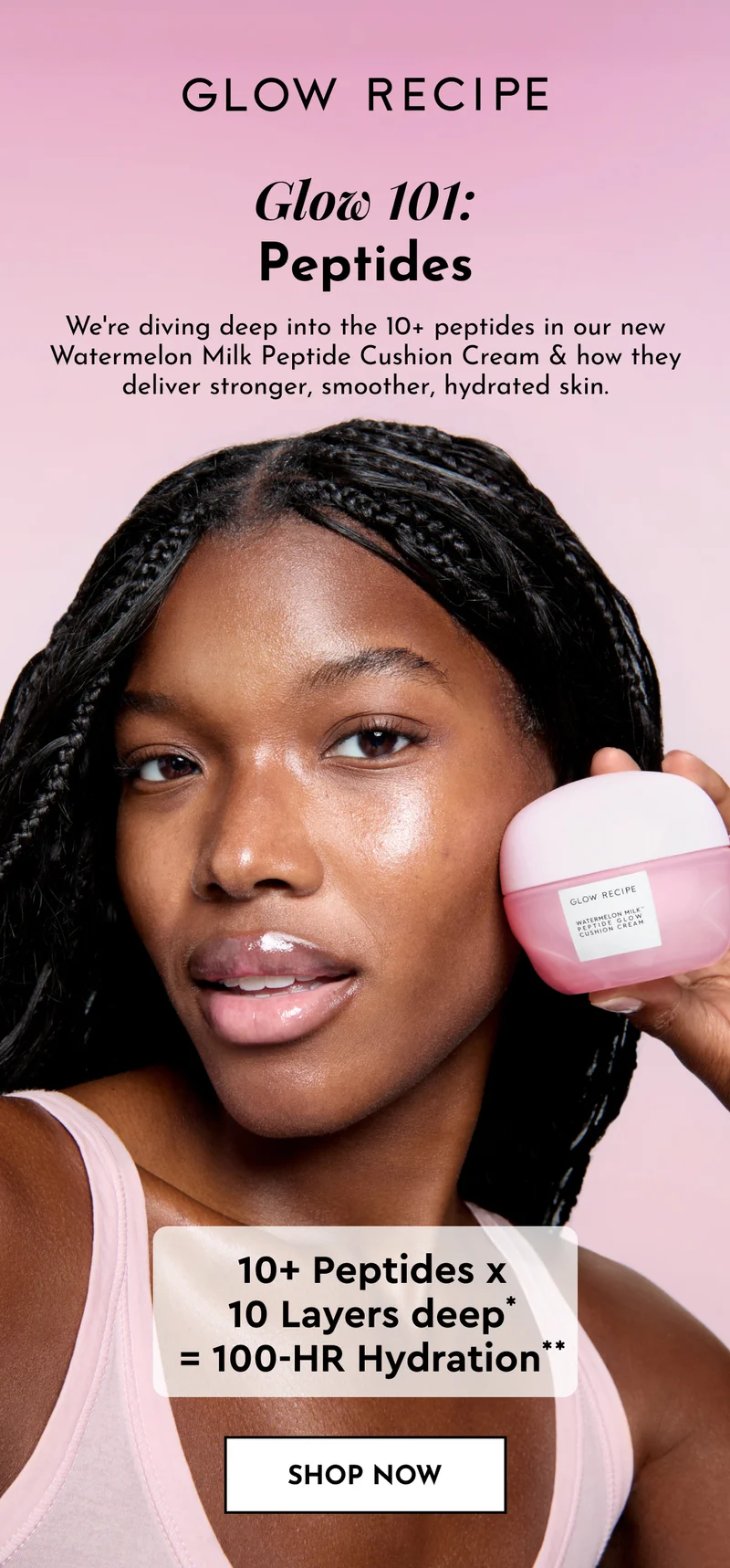 Peptides 101: Watermelon Milk Peptide Cushion Cream