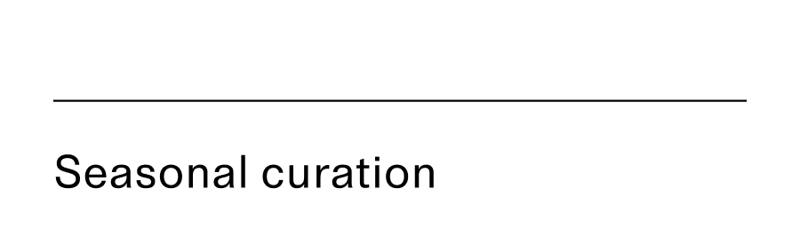 Seasonal curation image divider