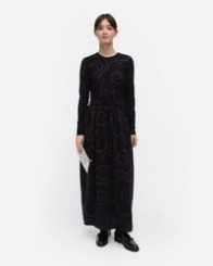 Kukkaset Piirto Unikko Jersey dress