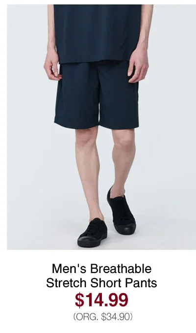 Men's Breathable Stretch Short Pants