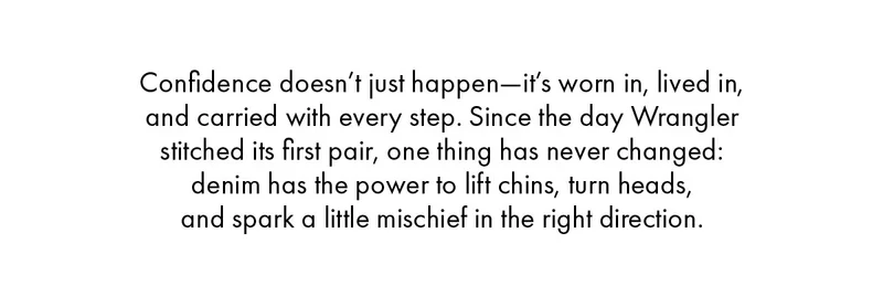 Confidence doesn’t just happen—it’s worn in, lived in, and carried with every step.
