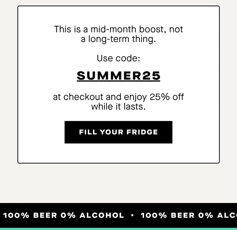 This is a mid-month boost, not a long-term thing.  Use code SUMMER25 at checkout and enjoy 25% off while it lasts.