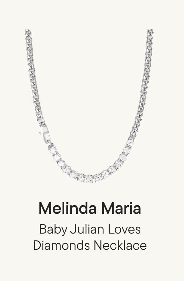 Baby Julian Loves Diamonds Necklace