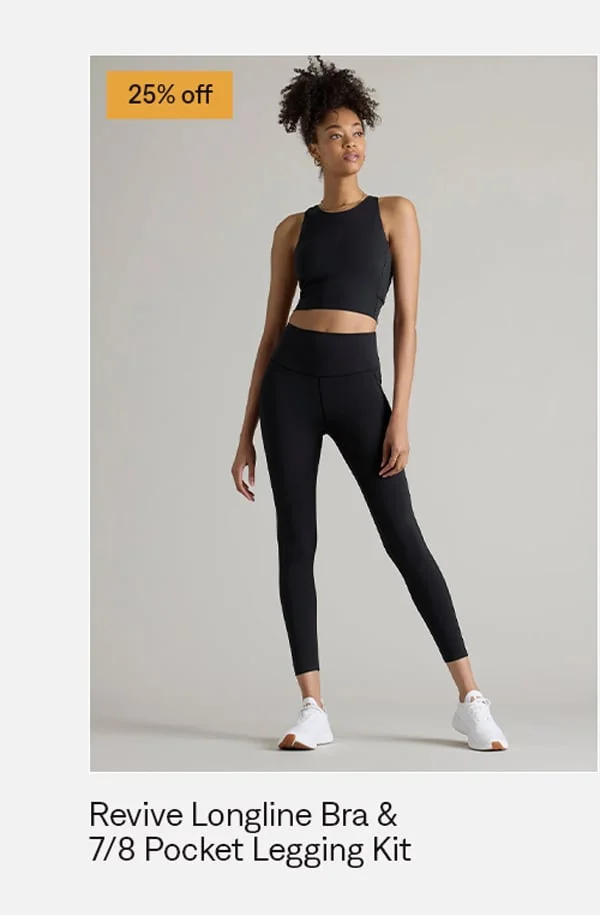 Revive Longline Bra & 7/8 Pocket Legging Kit